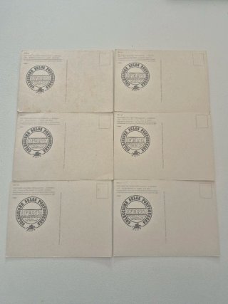 6 Postais Uniformes Portugueses Marinha