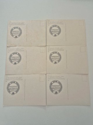 6 Postais Uniformes Portugueses Marinha