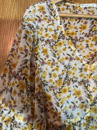 Blusa floral talla 44