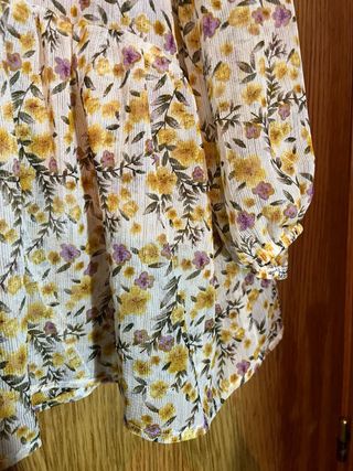 Blusa floral talla 44