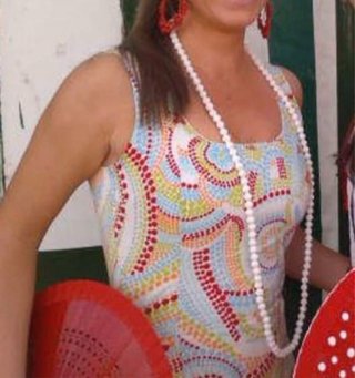 Traje de flamenca hecho a mano