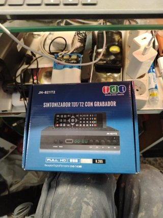 Sintonizador TDT/T2 con Grabador JN-821T2