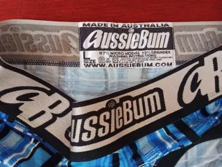 Slip AussieBum Azul Cuadros