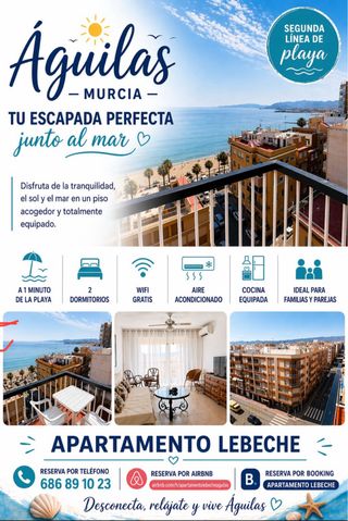 Alquiler vacacional en la  Costa  Cálida
