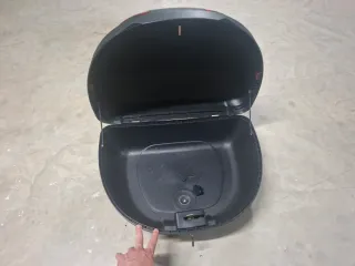Baúl Moto para 2 Cascos