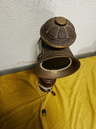 FAROL DE CARRUAJE EN FORMA DE LÁMPARA DE MESA