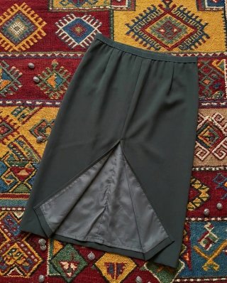 Gonna Midi Grigia Vintage Taglia XXXL