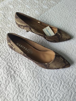 Zapatos de tacón Marypaz piel serpiente talla 38
