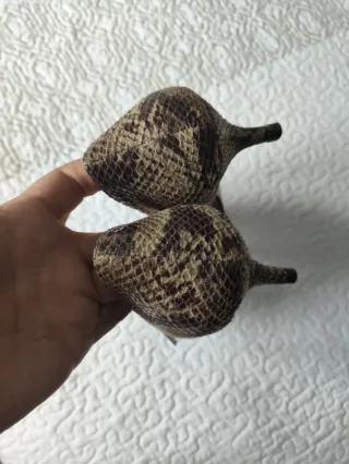 Zapatos de tacón Marypaz piel serpiente talla 38
