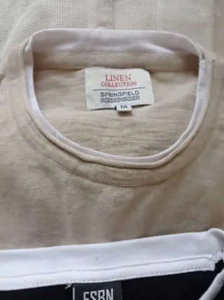 Lote 3 camisetas manga larga