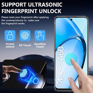 Protettore schermo e fotocamera in vetro temperato per OPPO