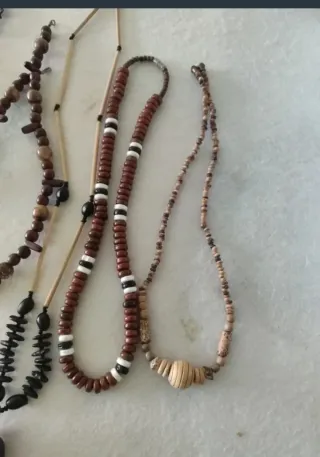 6 Collane Etniche con Semi Naturali Nuove