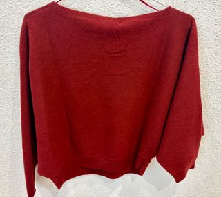Jersey Zara Rojo Adornado Talla Única