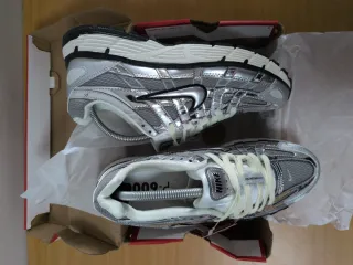 Nike P6000 Plata y Blanco