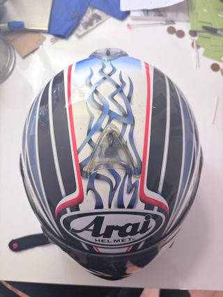 Casco Moto Arai Talla S con Visera