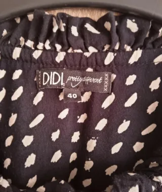 (L) Blusa Didi de manga corta