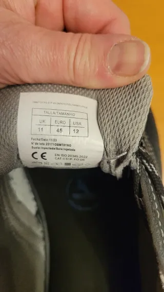 Zapatos de seguridad negros