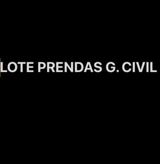 Lote de prendas G. Civil