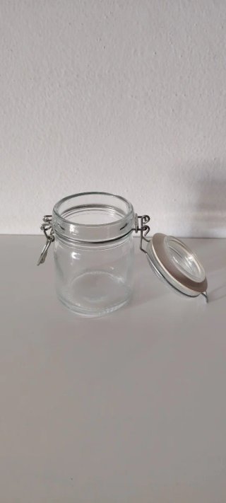 Tarro de cristal con cierre hermético