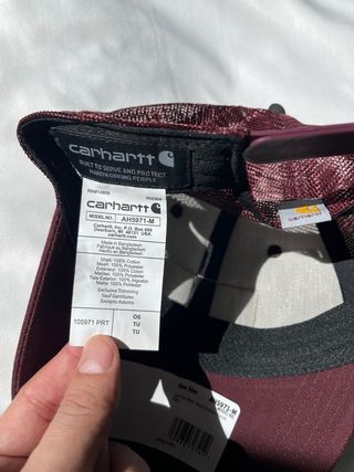 Gorra Carhartt Burdeos