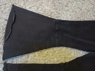 Jeans scampanati neri