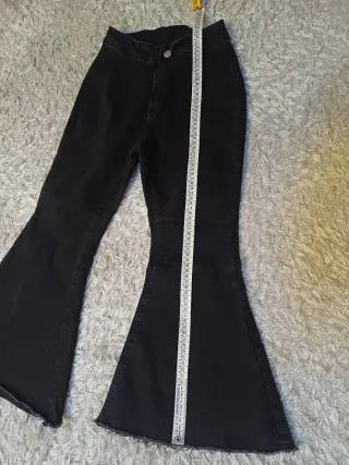 Jeans scampanati neri