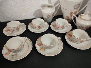 CIFPLA Gijón COMPLETO - Juego de café porcelana
