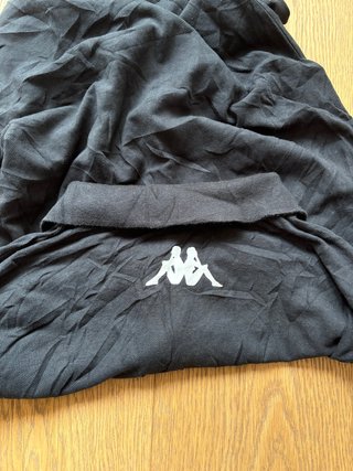 Polo Kappa Negro vintage de football liga A