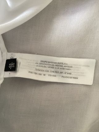 Camisa blanca mujer massimo dutti