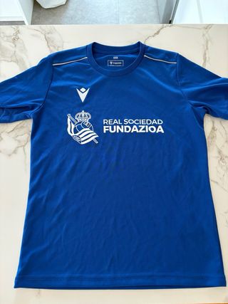 Camiseta Macron Real Sociedad XXS azul