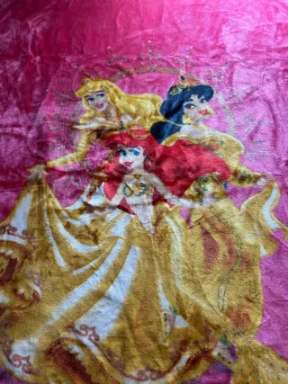 Manta de Princesas Disney Rosa