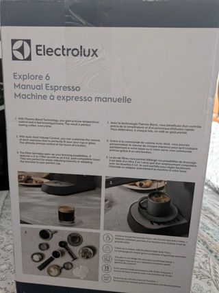 Electrolux Explorer 6 cafetera manual a estrenar