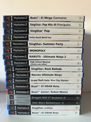 Lote 15 Videojuegos PS2 (Play Station 2)