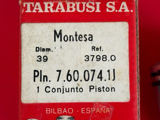 MONTESA COTA 25 y 49 PISTON COMPLETO A 39mm /NUEVO