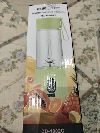 Batidora Portátil Recargable EUROTEC CD-1002G