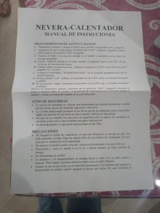 Nevera-Calentador Portátil