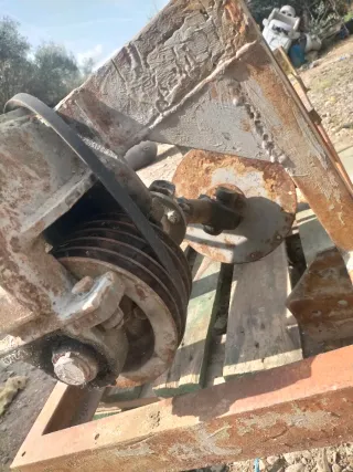 Armazón polea motor