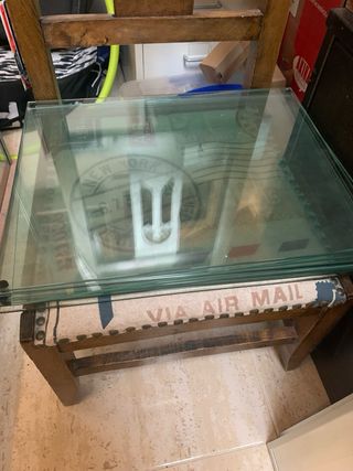 Vitrina Detolf Ikea Cristal y Madera