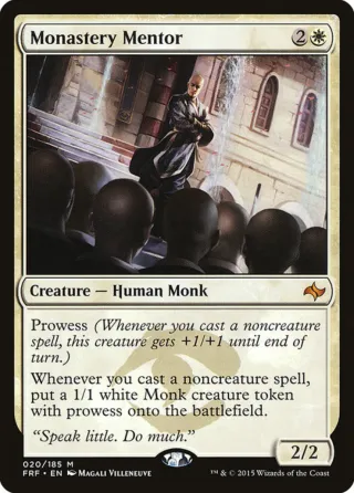 Carta MTG Monastery Mentor FRF