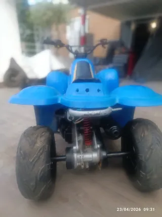 Mini Quad 49cc Azul y Amarillo