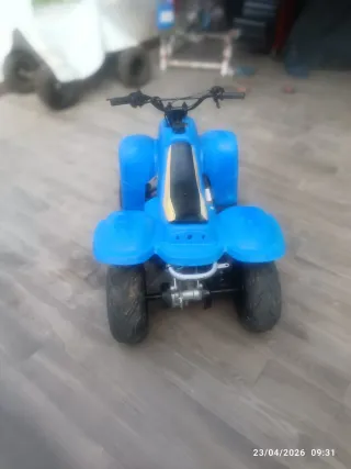 Mini Quad 49cc Azul y Amarillo