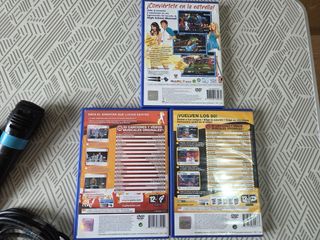 Pack Sing Star Microfoni + 3 videogiochi per PS2 e PS3