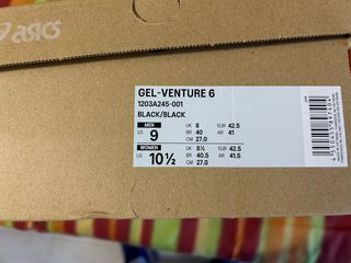 Zapatillas ASICS GEL-VENTURE 8 Negro/Plata