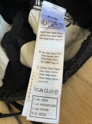 Lote 2 Pantalones Jogger Kiabi Niño 5 Años