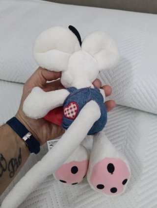 Peluche Diddl con cuore 26 cm in altezza