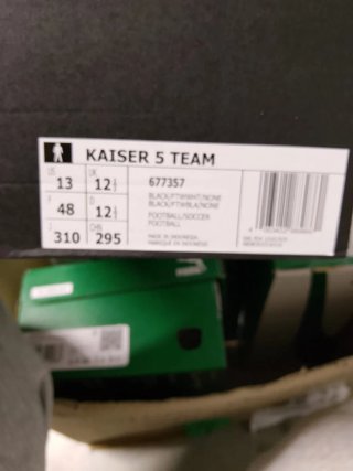 Scarpe Adidas Kaiser Pelle Calcio Tg 48