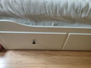 Diván Ikea Blanco con Cajones Hemmnes