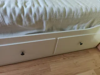 Diván Ikea Blanco con Cajones Hemmnes