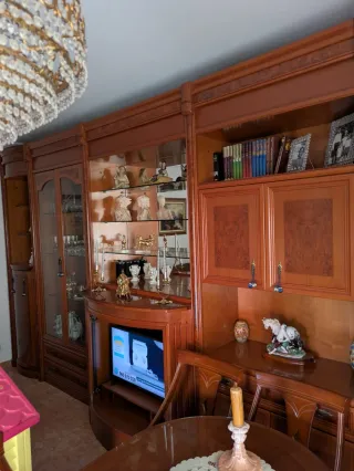 Mueble comedor boiserie, mesa y 6 sillas