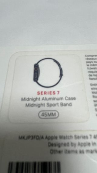 Apple Watch S7 GPS + Cellular 45mm Midnight